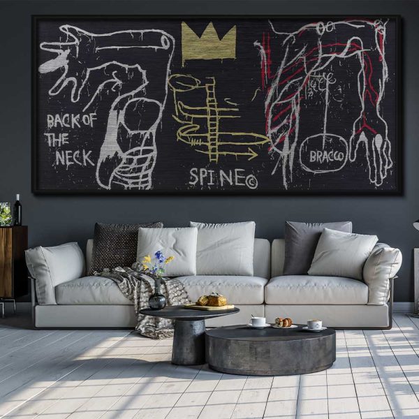 Πίνακες σε Inox - Jean Michel Basquiat