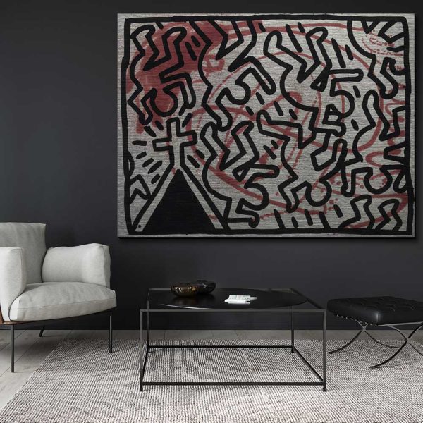 Πίνακες σε Inox - Keith Haring